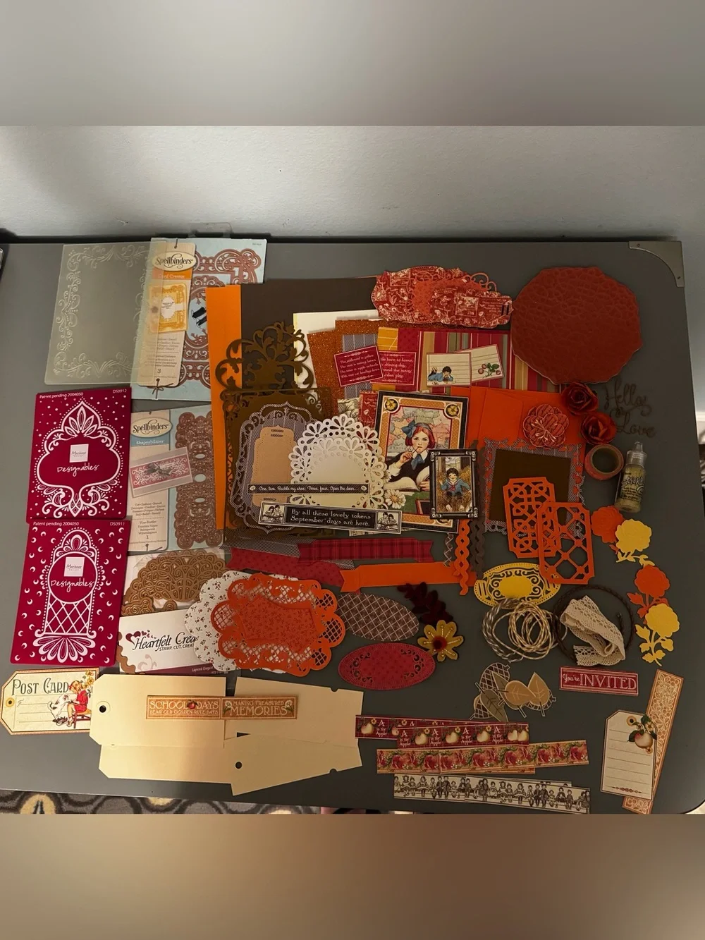 Fall Themed Junk Journal/Paper Crafting Lot